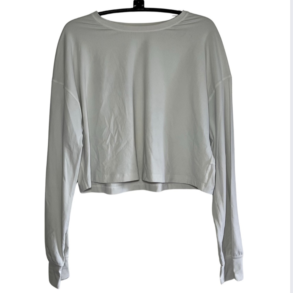 Lululemon Athletica Soft White Long Sleeve Tee
